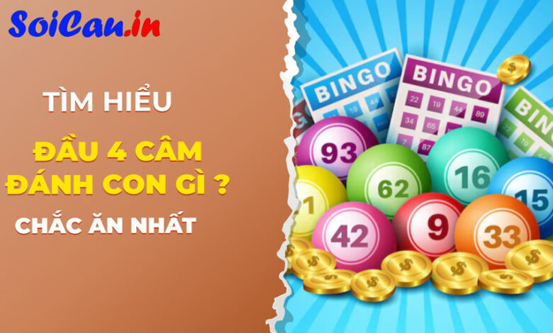 Lô đầu 4 câm thì đánh con gì