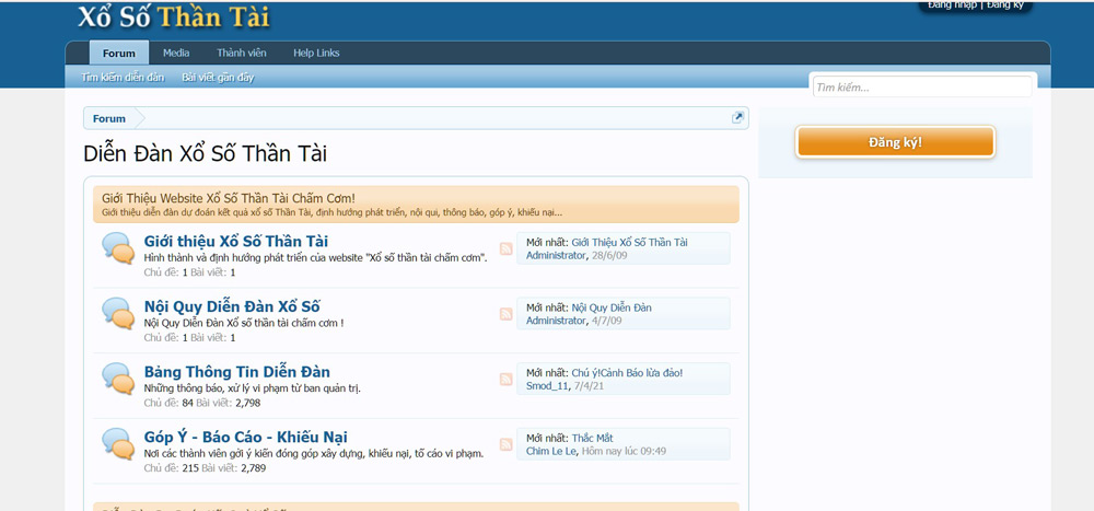 Giới thiệu về diễn đàn dự đoán xổ số Thần Tài chấm com