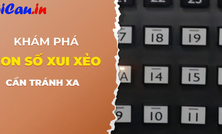 Những con số xui xẻo nhất thế giới