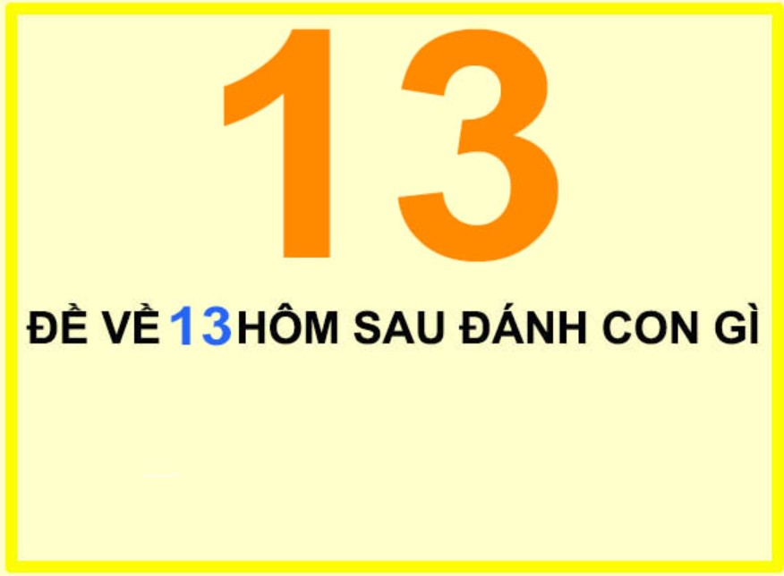 Soi cầu đề số 13 theo phương pháp cặp bóng số âm dương