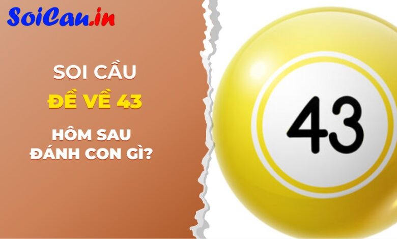 Hôm trước đề về 43 hôm sau đánh con gì