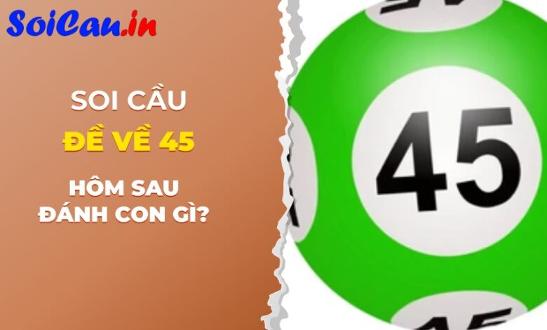 đề về 45 hôm sau đánh con gì