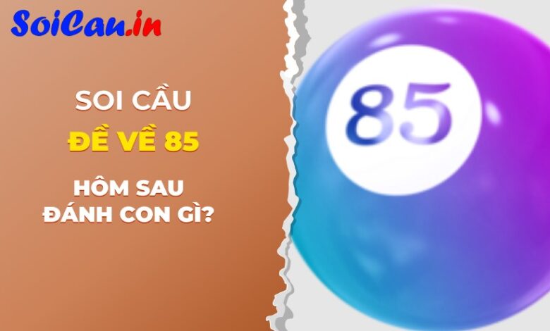 Đề về 85 hôm sau ra con gì